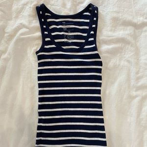 Gap tank top (navy blue and white)